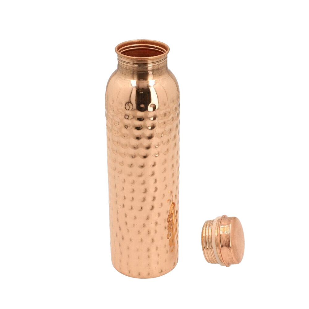 2Pcs 620ml Hammered Drink Bottle for Health