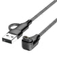2 in 1 Charging Cable for Garmin Fenix Venu Forerunner USB A and C Ports