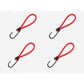 4Pcs Outdoor Camping Tent Elastic Cords with Hooks