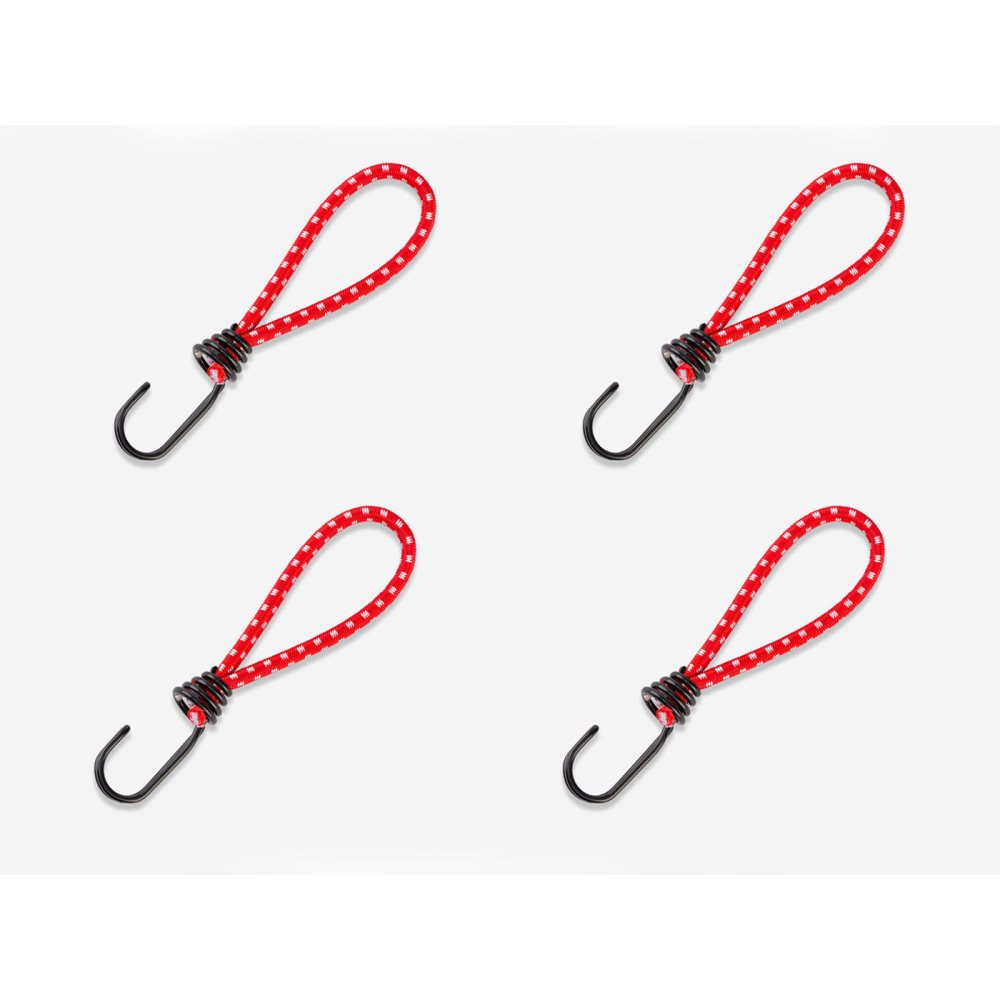4Pcs Outdoor Camping Tent Elastic Cords with Hooks