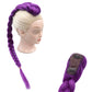 Long Purple Braided Ponytail Hair Extension