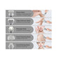 7 in 1 Epilator Hair Removal for Women Face Massage and Body Exfoliator