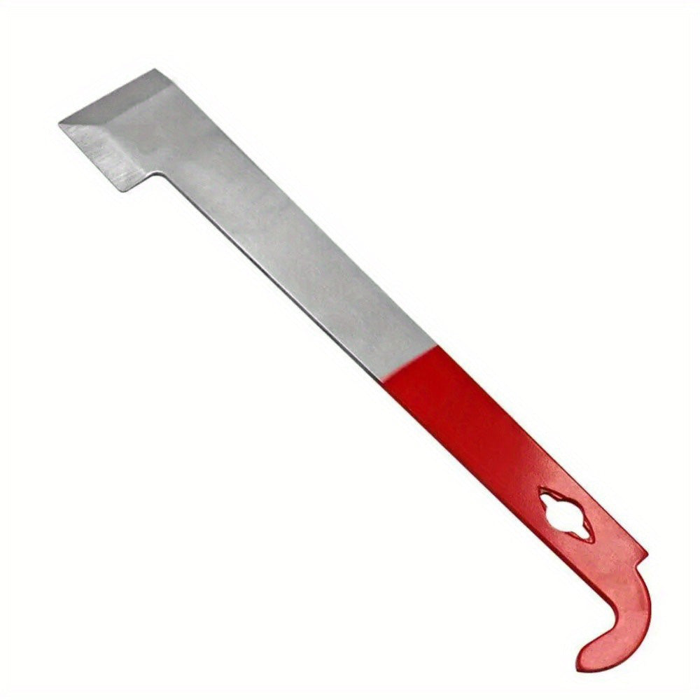2 Pack Stainless Steel J Type Bee Hive Scraper Multi Functional Beekeeping Tool for Wax Propolis