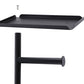 Free Standing Toilet Paper Holder With Shelf Bathroom Organizer Anti Slip Base