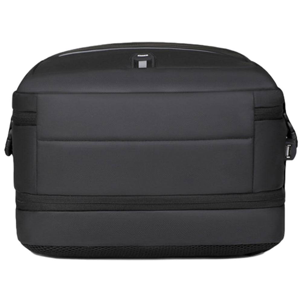 35L Large Water-Resistant Expandable Laptop Travel Backpack with USB Charging Hole