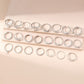 23Pcs Geometric Knuckle Ring Set Gold Silver Stackable Rings for Women