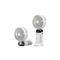 Portable USB Rechargeable Handheld Fan with LED Display