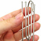 50Pcs 4 Prong Stainless Steel Pinch Pleat Curtain Hooks for Pleated Curtains