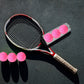 3Pcs Pink High Bounce Practice Tennis Balls for Beginners