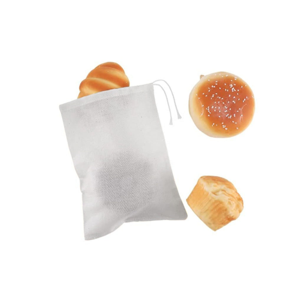 10Pcs Mesh Food Bags Filter Cotton Bags Muslin Bags