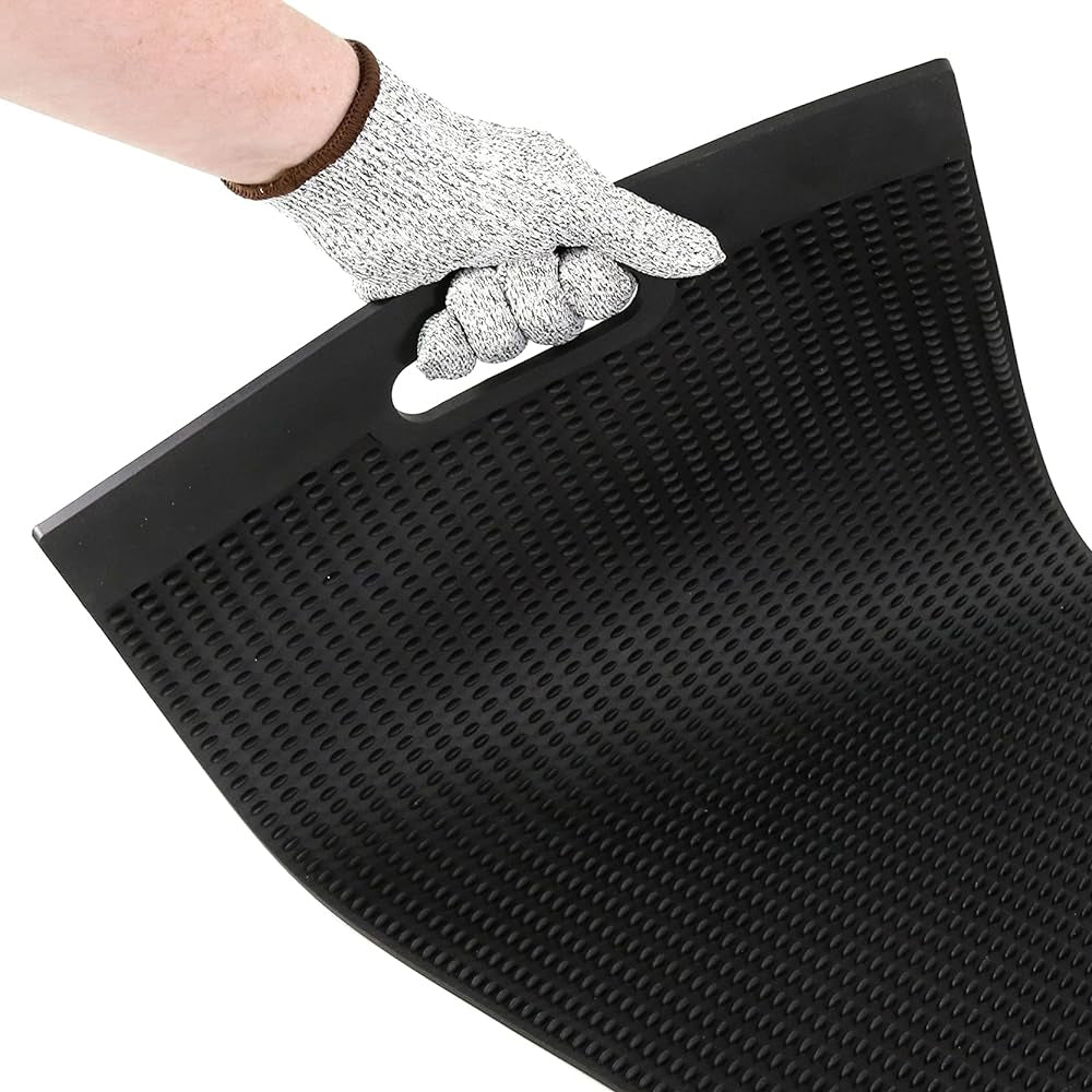50x30cm Nonslip Portable Fish Fillet Mat with Handle