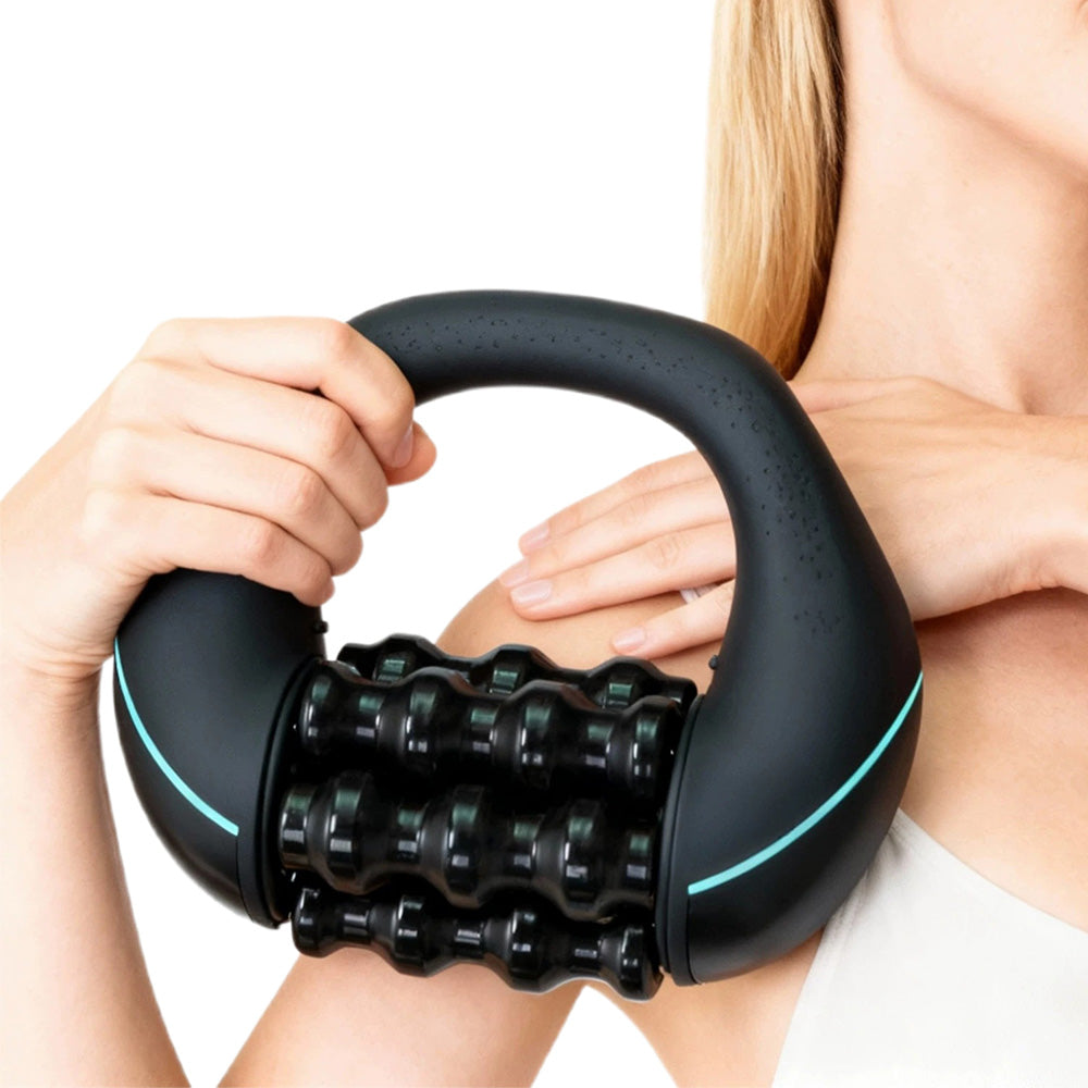 Electric Handheld Roller Tool with 6 Rotating Rollers 3 Speeds Rechargeable