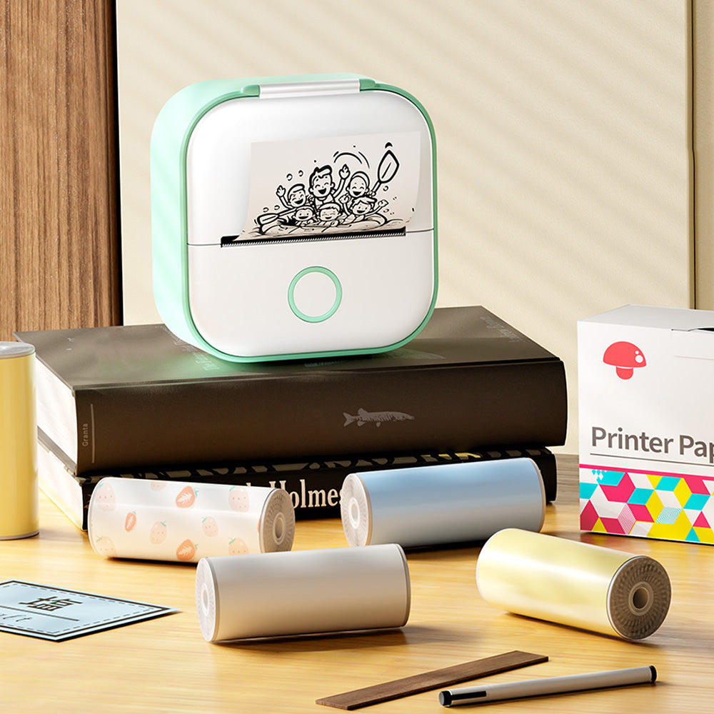 Mini Pocket Thermal Portable Sticker Printer Bluetooth Photo Printer