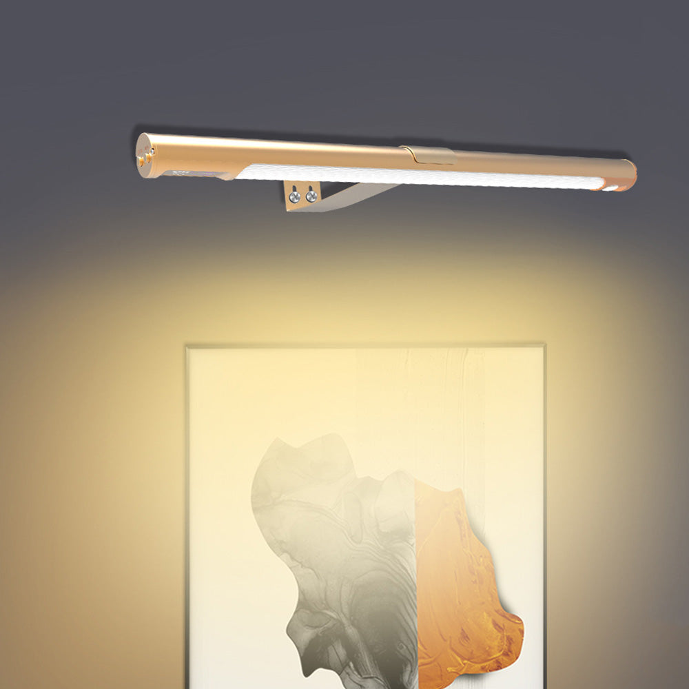 Rechargeable Wireless Wall Picture Light LED Motion Sensor Art Painting Lamp for Gallery Living Hallway