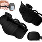 Anti-Slip Workout Grips Ergonomic Silicone Hand Guard Grips for Palm Protection-Black