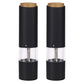 2PCS Electric Pepper Grinder LED Light Adjustable Coarseness
