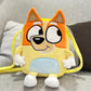 Bluey Inspired Kids Plush Crossbody Bag or Pencil Case