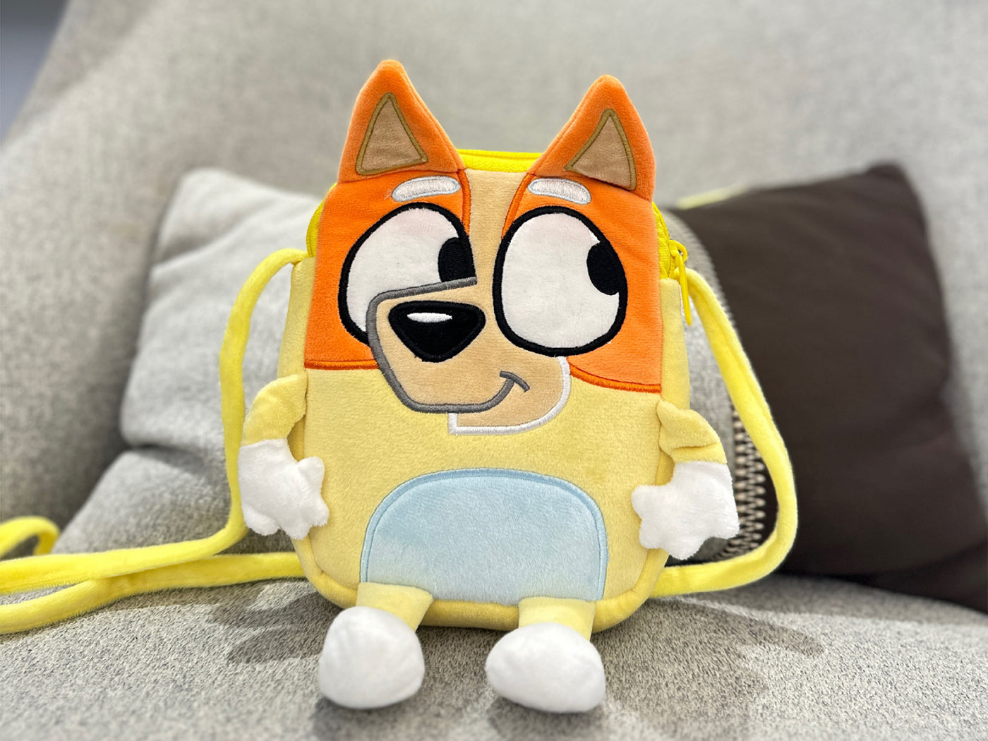 Bluey Inspired Kids Plush Crossbody Bag or Pencil Case
