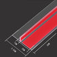 3m T-shaped Clear Silicone Seal Strip for Door and Windows Gaps