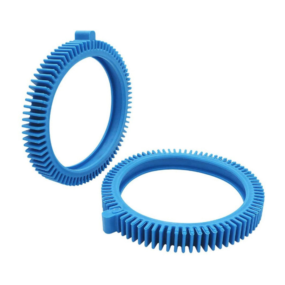 2 Pack Blue Front Tire Kit for Poolvergnuegen Replacement Pool Tires for Hayward Phoenix