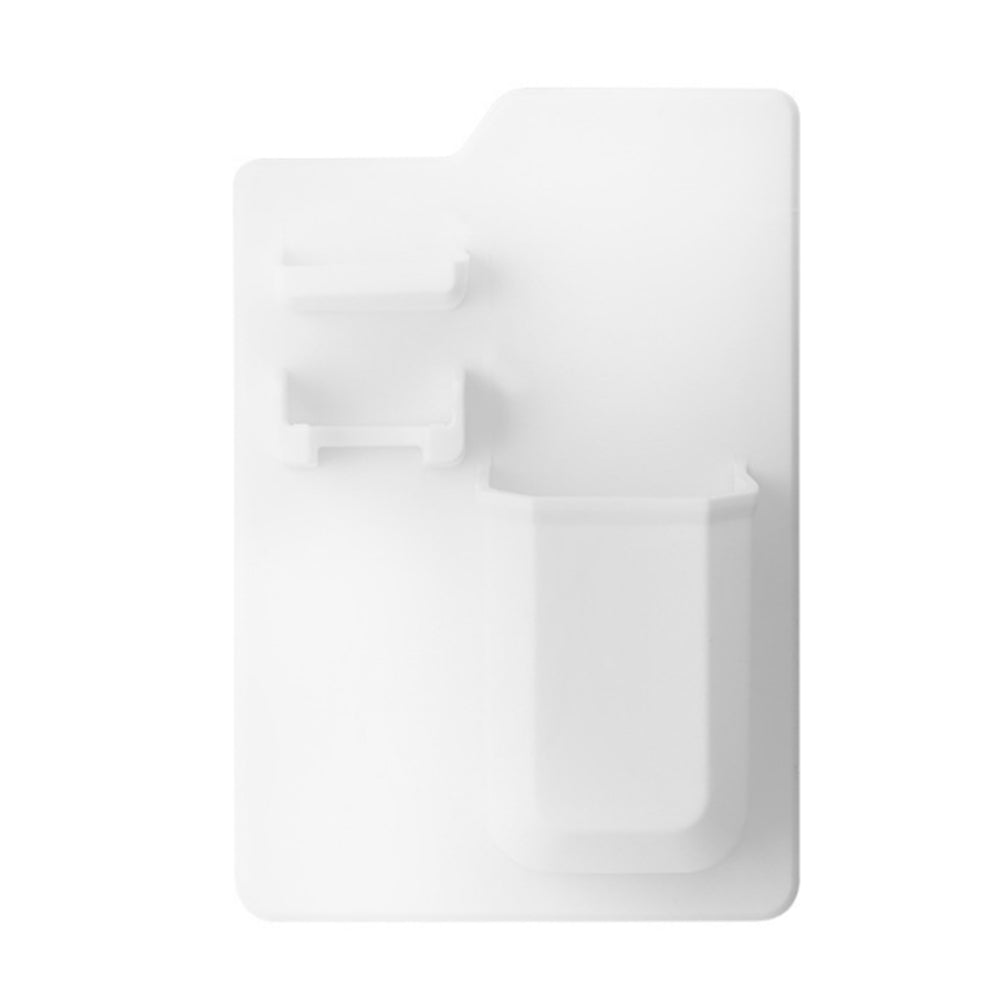 2Pcs Silicone Wall Mount Razor Toothbrush Toothpaste Stand Bath Shower Storage Holder
