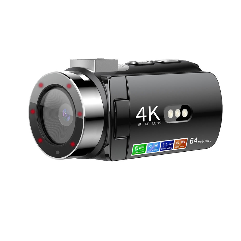 4K Video Camera Camcorder 64MP Vlogging Camera for YouTube