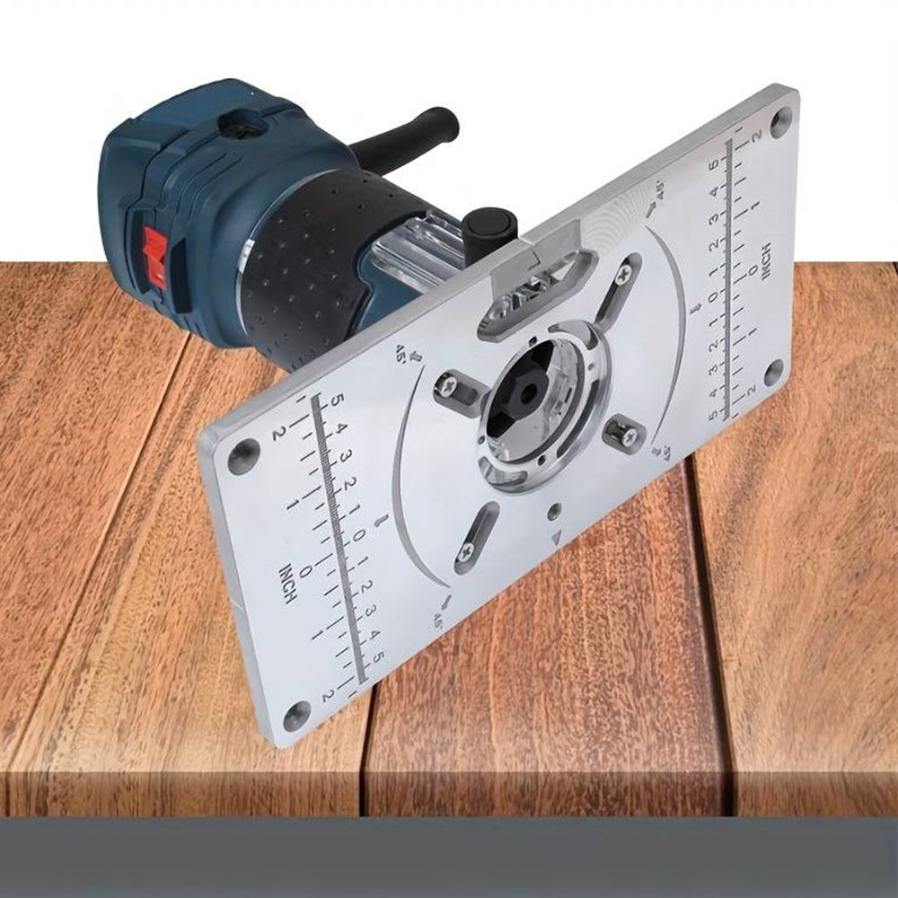 Universal Router Mounting Plate Aluminum Insert Plate for Woodworking Tools