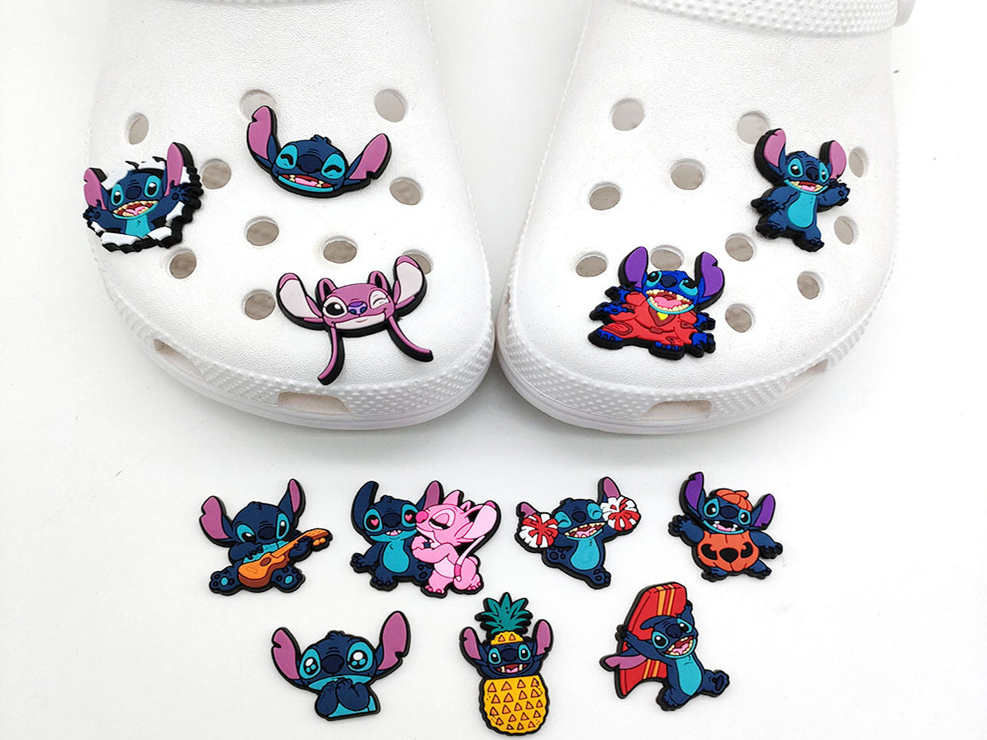 22Pcs Lilo & Stitch Shoe Charms Buckle