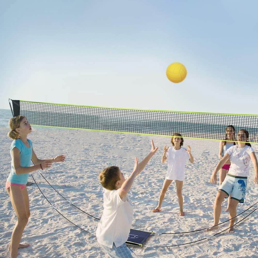Portable Foldable Easy-Setup Badminton Net Set
