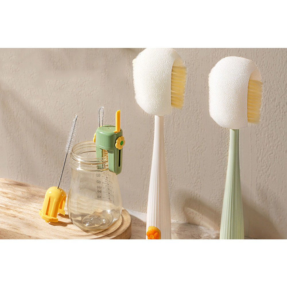 5-in-1 Multifunctional Cup Brush Water Bottle Cleaner for Thermos Mugs Bottles