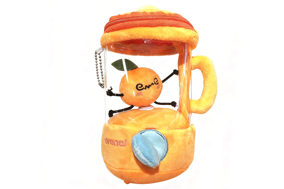 Stress Relief Spinning Fruit Blender Plush Keychain Plush Toy