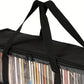 2Pcs DVD Carrying Case Holder Black Portable Storage Bag for 35-40 Discs