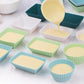 24-Pack Silicone Cupcake Baking Cups Mixed Colors & 3 Shapes