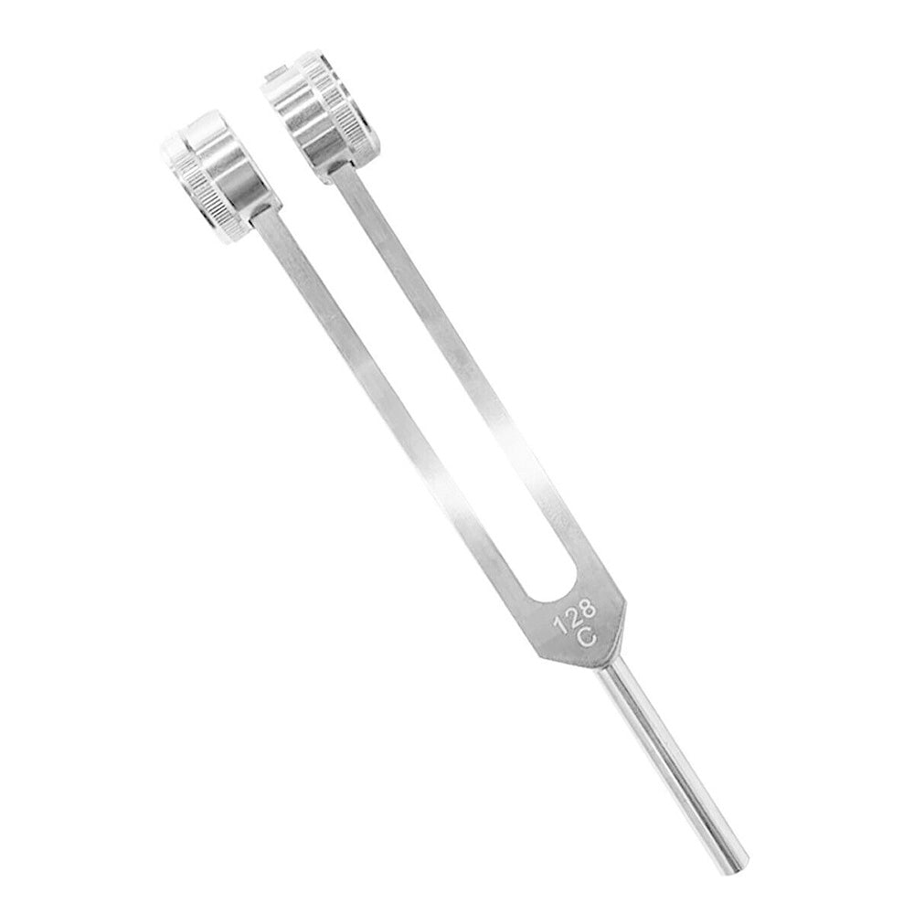 128Hz Tuning Fork with Reflex Hammer for Sensory Use – Aluminum Alloy Tuning Fork