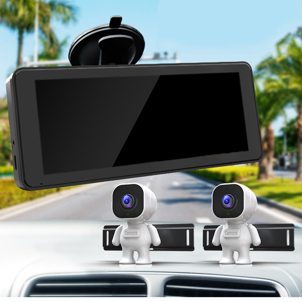 Dual Camera Car Monitor 6.86 inches HD Display with Night Vision