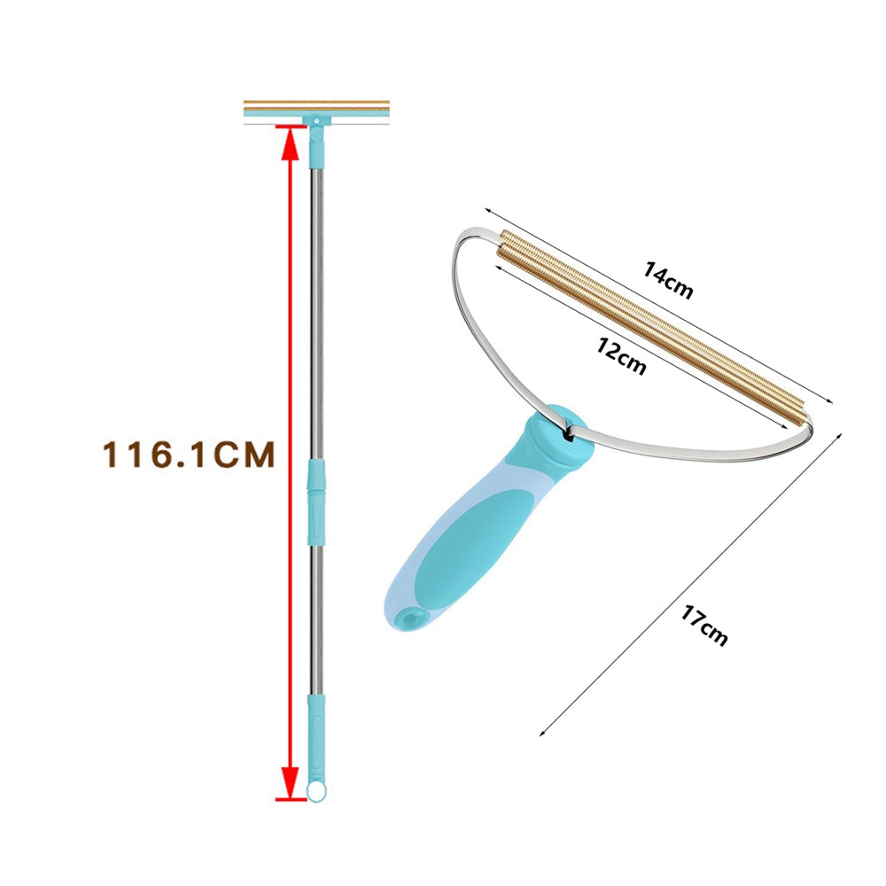 2Pcs Reusable Pet Hair Remover Carpet Scraper