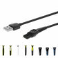 2 Pack 5V USB Charging Cables Compatible with Philips Shavers