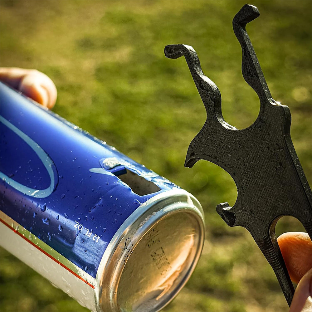 Golf Multi-Tool with Cigar Holder Ball Marker Divot Tool annd Bottle Opener