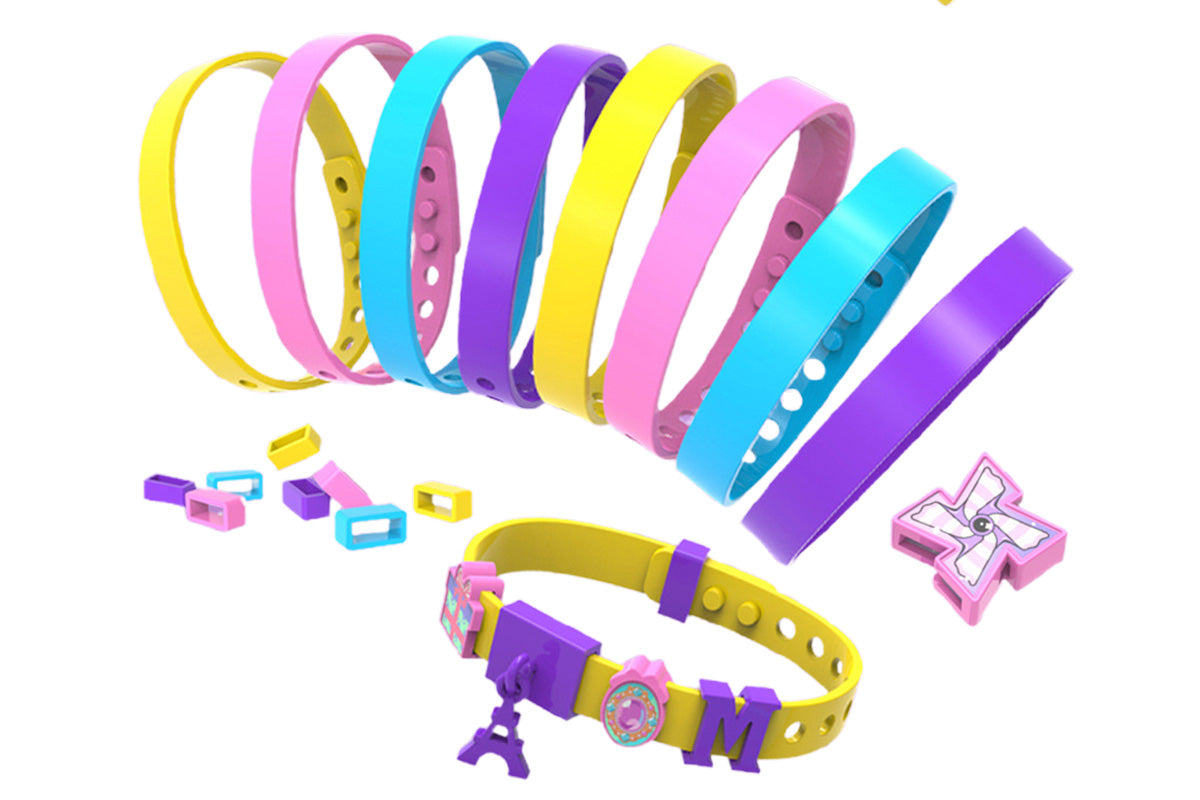 DIY Friendship Bracelet Making Kit With Stickers Wrist Band Craft Kit For Girls