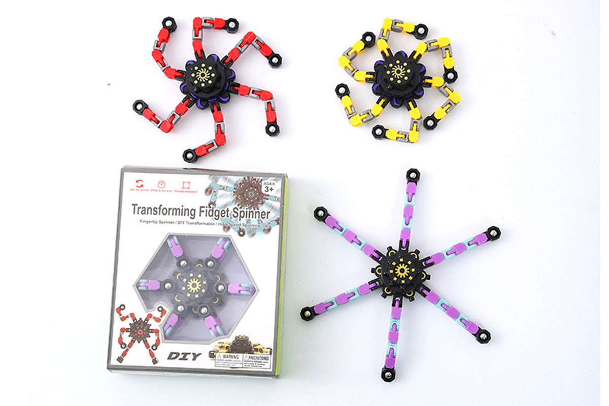 Transformable Mechanical Gyro Fidget Spinner
