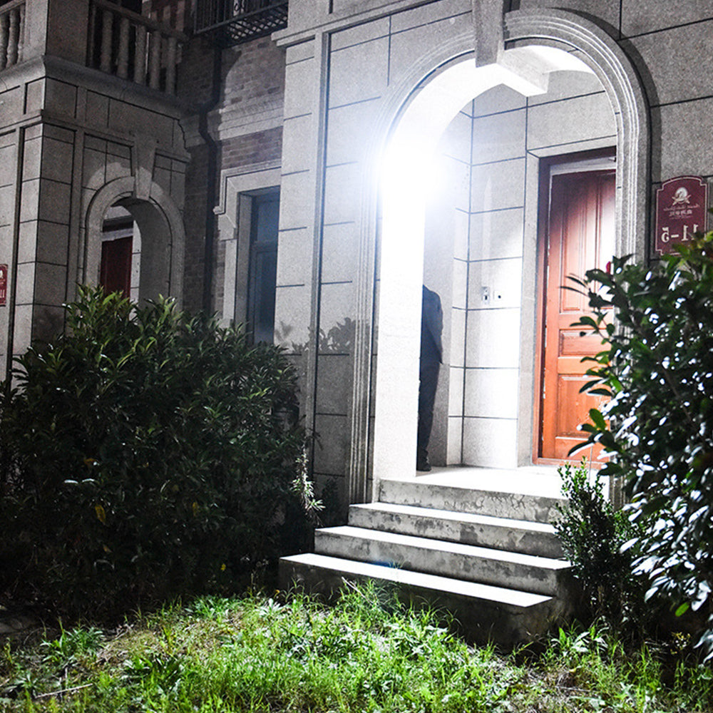3 Head Motion Sensor Solar Light Wall Lamp