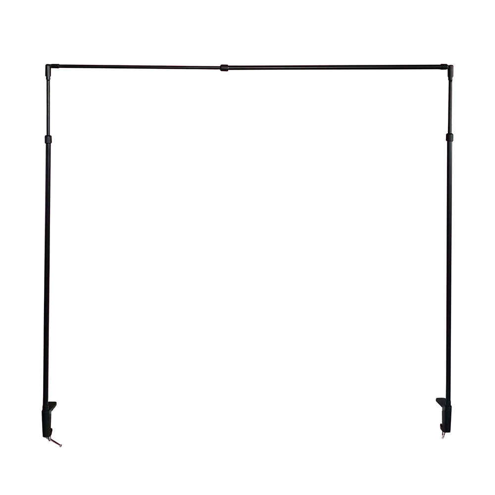 Metal Adjustable Plant Hanger Rail Pole with Clamp
