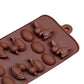 2Pcs Duck Egg Bunny Silicone Chocolate Molds