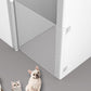 Retractable Dog Gate for Outdoor Staris Hallways Doorways No Drill