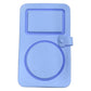 3Pcs Reusable Silicone Snack Container with Lid Dual Compartment Food Box for Salad