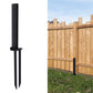 Fence Post Repair Kit Heavy Duty H Design Fence Post Anchor Ground Stakes