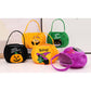5 PCS Plush Cartoon Pumpkin Bags for Halloween Candy Toys and Gifts