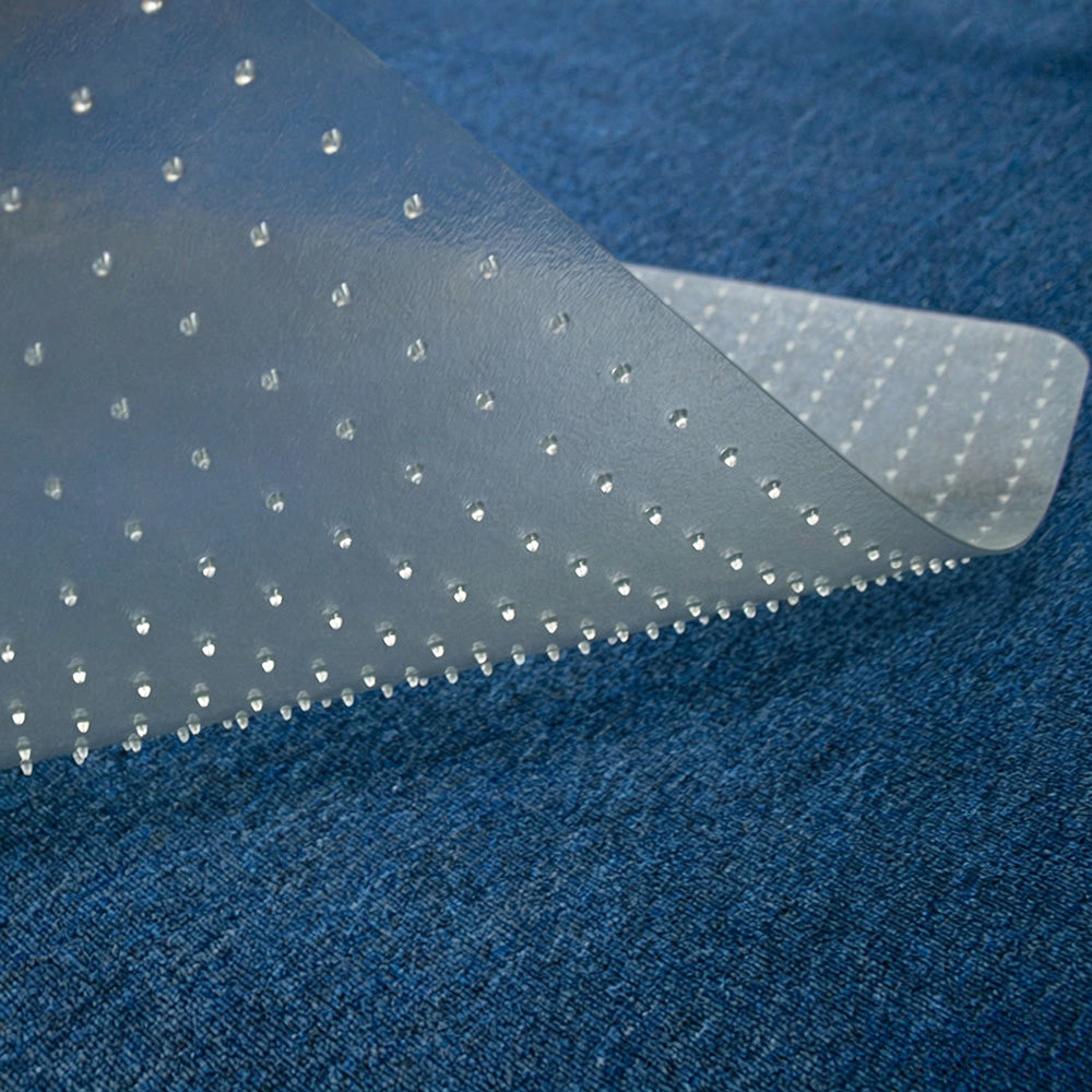 Clear PVC Office Chair Mat for Carpet with Anti-Slip Studs for Office Study Gaming Room