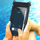 9.5 inch Double Space Water-Resistant Phone Pouch with Lanyard Underwater Seal Case Dry Bag