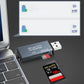 Micro-SD Card Reader USB 3.0 USB-C to SD TF Memory Card Adapter